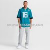 Mens Nike Trevor Lawrence Teal Jacksonville Jaguars Home Game Jersey