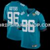 Mens Nike Adam Gotsis Teal Jacksonville Jaguars Game Jersey