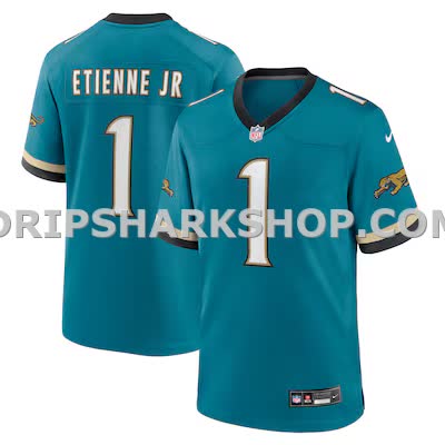 Mens Nike Travis Etienne Jr Teal Jacksonville Jaguars Prowler Throwback Player Game Jersey