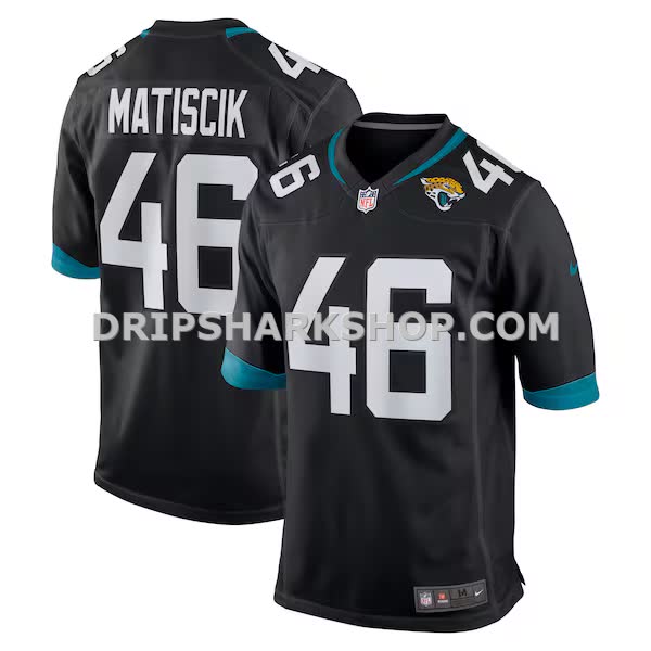Mens Nike Ross Matiscik Black Jacksonville Jaguars Alternate Game Jersey Pi4061000