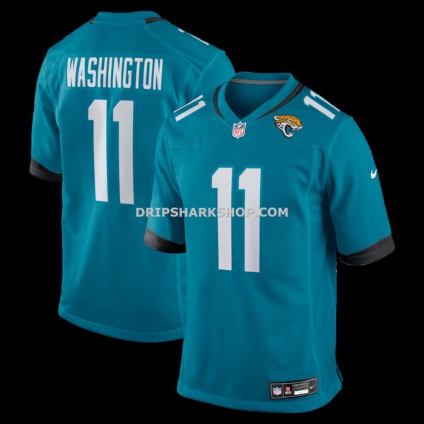 NFL157b0cG04-cf4f5b Mens Nike Parker Washington Teal Jacksonville Jaguars Team Game Jersey