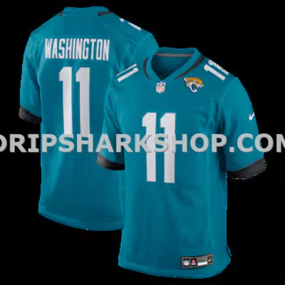 Mens Nike Parker Washington Teal Jacksonville Jaguars Team Game Jersey