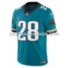 Mens Nike Fred Taylor Teal Jacksonville Jaguars Prowler Throwback Vapor Fuse Limited Retired Player Jersey