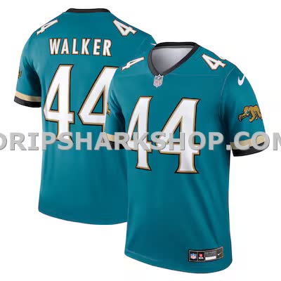 Mens Nike Travon Walker Teal Jacksonville Jaguars Legend Player Performance Top