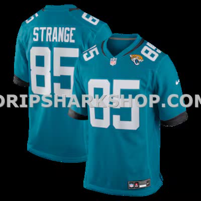 Mens Nike Brenton Strange Teal Jacksonville Jaguars Team Game Jersey