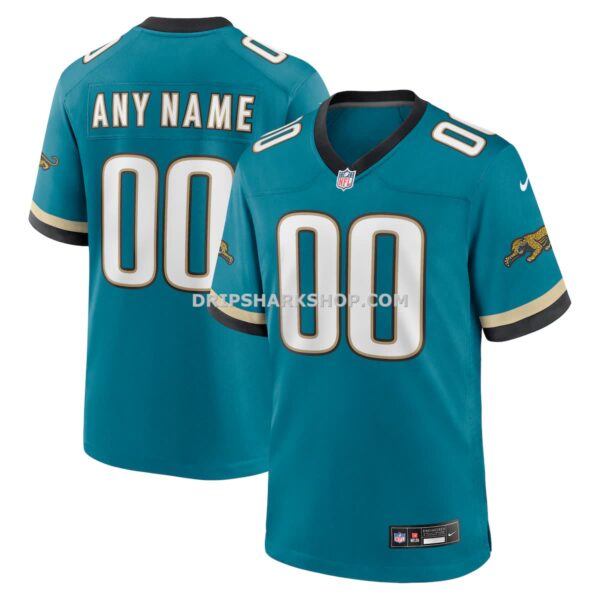 Mens Nike Teal Jacksonville Jaguars Prowler Throwback Custom Game Jersey