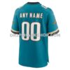 Mens Nike Teal Jacksonville Jaguars Prowler Throwback Custom Game Jersey