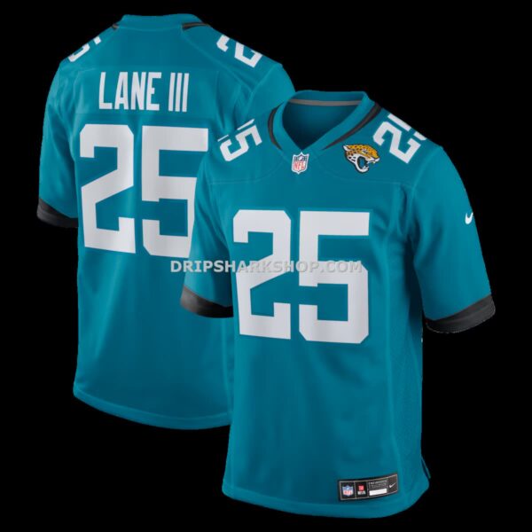 NFL1596a2G04-9e1624 Mens Nike Rayuan Lane Iii Teal Jacksonville Jaguars Team Game Jersey