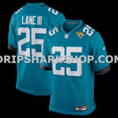Mens Nike Rayuan Lane Iii Teal Jacksonville Jaguars Team Game Jersey