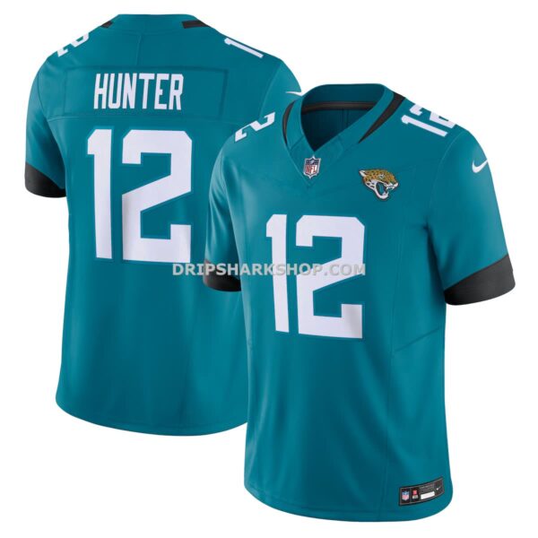 Mens Nike Travis Hunter Teal Jacksonville Jaguars Team Limited Jersey
