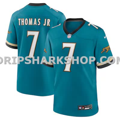 Mens Nike Brian Thomas Jr Teal Jacksonville Jaguars Alternate Game Jersey