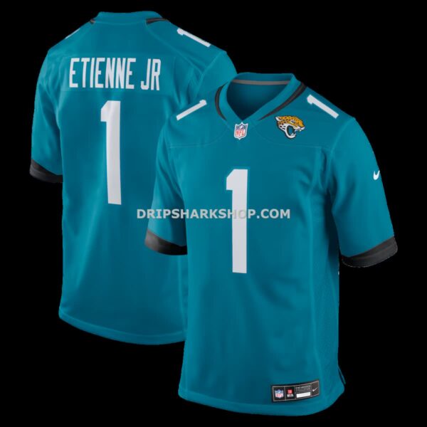 Mens Nike Travis Etienne Teal Jacksonville Jaguars Game Jersey