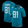 NFL15aeb4G04-898877 Mens Nike R Jay Soward Teal Jacksonville Jaguars Retired Player Team Game Jersey