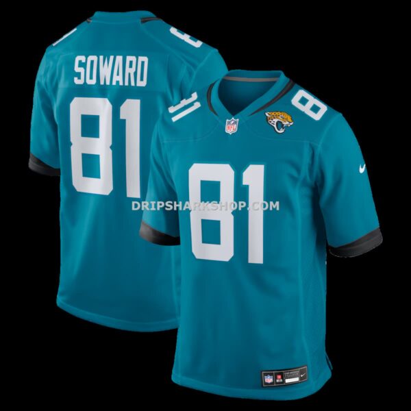 NFL15aeb4G04-898877 Mens Nike R Jay Soward Teal Jacksonville Jaguars Retired Player Team Game Jersey