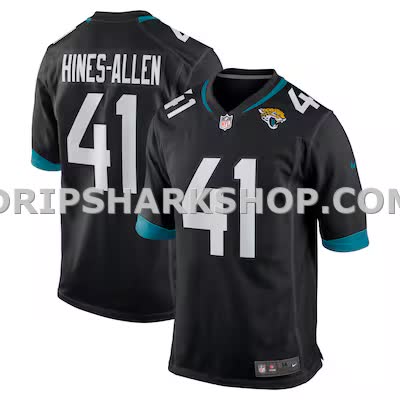 Mens Nike Josh Hines Allen Black Jacksonville Jaguars Alternate Game Jersey