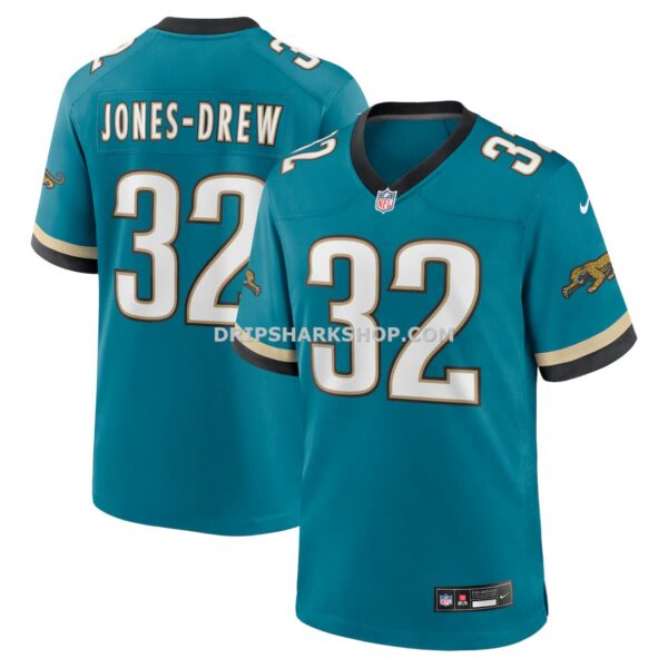 NFL15b472G04-23c823 Mens Nike Maurice Jones Drew Teal Jacksonville Jaguars Retired Player Alternate Game Jersey
