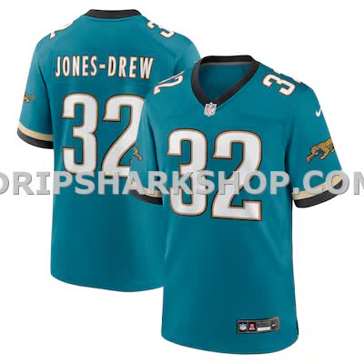 Mens Nike Maurice Jones Drew Teal Jacksonville Jaguars Retired Player Alternate Game Jersey