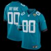 Mens Nike Teal Jacksonville Jaguars Custom Team Game Jersey