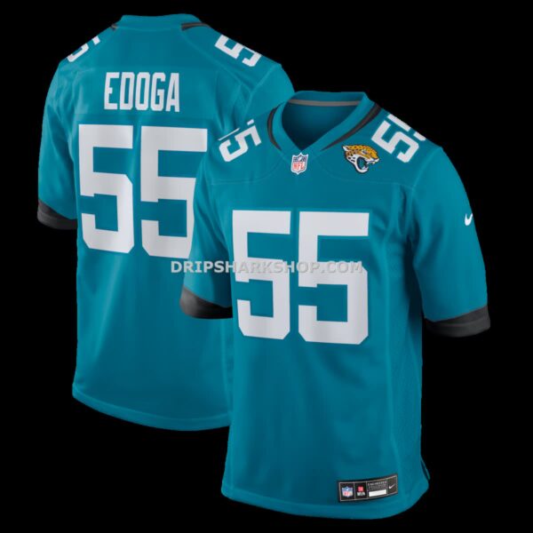 NFL15baabG04-64a388 Mens Nike Chuma Edoga Teal Jacksonville Jaguars Team Game Jersey