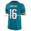 Mens Nike Trevor Lawrence Teal Jacksonville Jaguars Prowler Throwback Vapor Fuse Limited Jersey