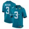 NFL15c479G04-503537 Mens Nike Jakobi Meyers Teal Jacksonville Jaguars Team Game Jersey