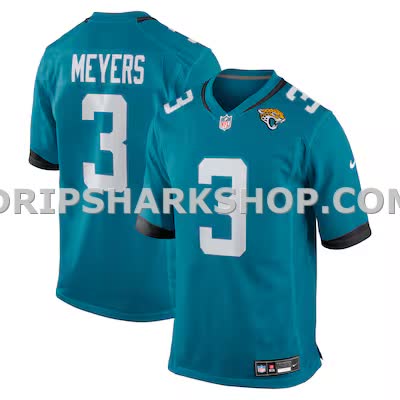 Mens Nike Jakobi Meyers Teal Jacksonville Jaguars Team Game Jersey