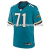 Mens Nike Tony Boselli Teal Jacksonville Jaguars Prowler Throwback Retired Player Game Jersey