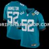 Mens Nike Davon Hamilton Teal Jacksonville Jaguars Game Jersey