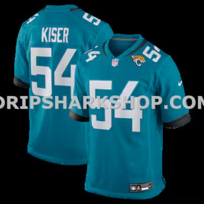 Mens Nike Jack Kiser Teal Jacksonville Jaguars Team Game Jersey