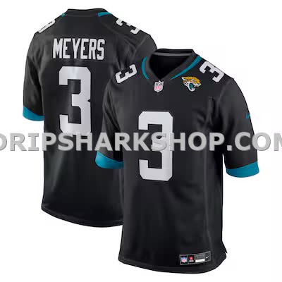 Mens Nike Jakobi Meyers Black Jacksonville Jaguars Alternate Game Jersey