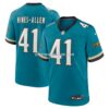 NFL15d8f4G04-7663af Mens Nike Josh Hines Allen Teal Jacksonville Jaguars Prowler Throwback Player Game Jersey