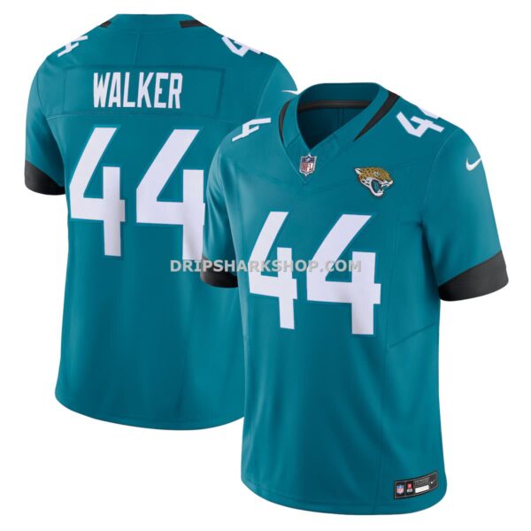 Mens Nike Travon Walker Teal Jacksonville Jaguars Vapor Fuse Limited Jersey