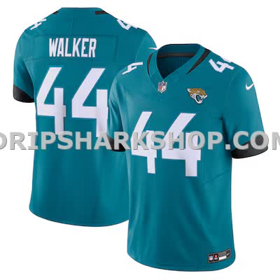 Mens Nike Travon Walker Teal Jacksonville Jaguars Vapor Fuse Limited Jersey