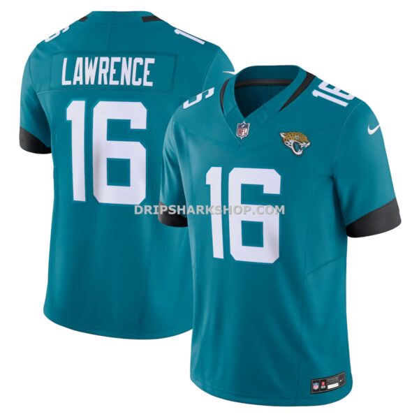 Mens Nike Trevor Lawrence Teal Jacksonville Jaguars Vapor Fuse Limited Jersey