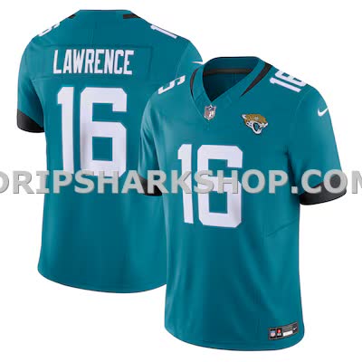 Mens Nike Trevor Lawrence Teal Jacksonville Jaguars Vapor Fuse Limited Jersey