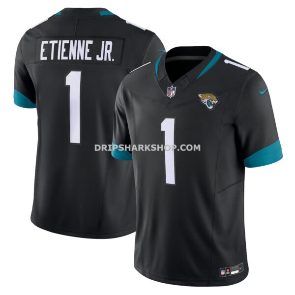Mens Nike Travis Etienne Black Jacksonville Jaguars Vapor Fuse Limited Jersey