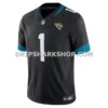 Mens Nike Travis Etienne Black Jacksonville Jaguars Vapor Fuse Limited Jersey