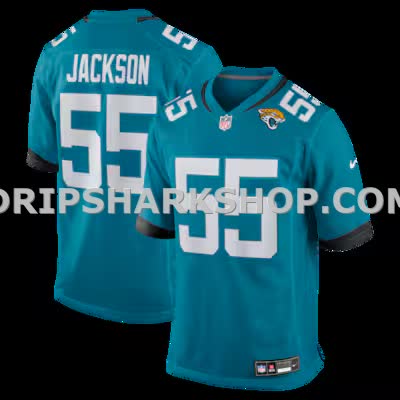 Mens Nike Dequan Jackson Teal Jacksonville Jaguars Game Jersey