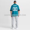 Mens Nike Teal Jacksonville Jaguars Custom Game Jersey