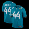 Mens Nike Travon Walker Teal Jacksonville Jaguars Player Game Jersey