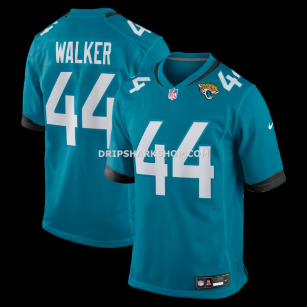 Mens Nike Travon Walker Teal Jacksonville Jaguars Player Game Jersey