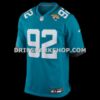 Mens Nike Danny Striggow Teal Jacksonville Jaguars Team Game Jersey