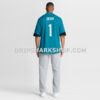 Mens Nike Number 1 Groom Teal Jacksonville Jaguars Game Jersey