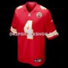 Mens Nike Rashee Rice Red Kansas City Chiefs Game Jersey