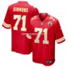 NFL1615fbG04-f3ece2 Mens Nike Josh Simmons Red Kansas City Chiefs Team Game Jersey