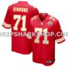 NFL1615fbM01-3c556b Mens Nike Josh Simmons Red Kansas City Chiefs Team Game Jersey