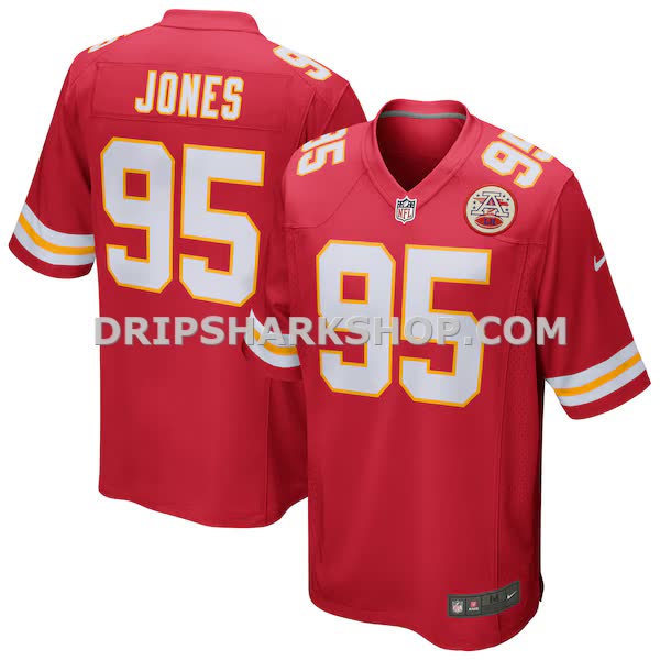 Mens Nike Chris Jones Red Kansas City Chiefs Game Jersey Pi3892000