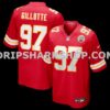 Mens Nike Ashton Gillotte Red Kansas City Chiefs Team Game Jersey