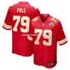 NFL162725G04-8090a2 Mens Nike Esa Pole Red Kansas City Chiefs Team Game Jersey
