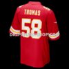 Mens Nike Derrick Thomas Red Kansas City Chiefs Game Retired Player Jersey